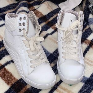 Pastry White High-Top Sneakers